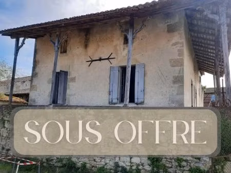 maison à rénover avec terrain de 1343 m2 proche bastide