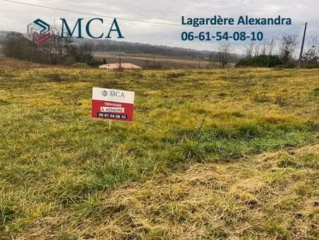 vente terrain 3100 m² dieulivol (33580)