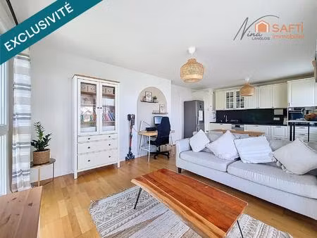 appartement 3 pièces 61m² avec balcon