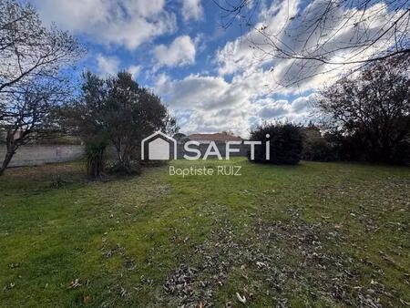 terrain viabilisé 1000m2