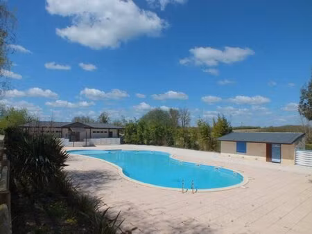 saint cyr en talmondais (85) dans residence avec piscine chalet bois 3 chambres avec...