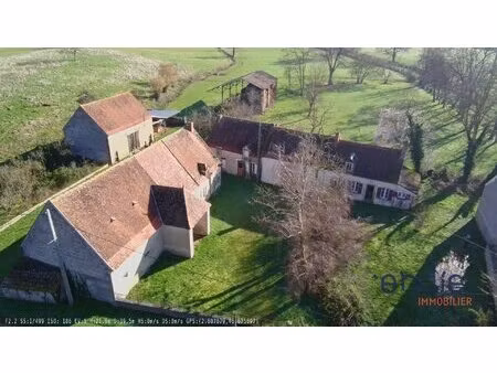 fermette berrichonne sur un terrain de 3241 m²