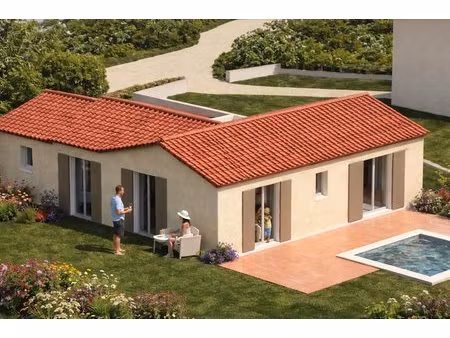 villa individuelle plain-pied olmeta di tuda 4 pièces 76 m2 - terrain 690 m2