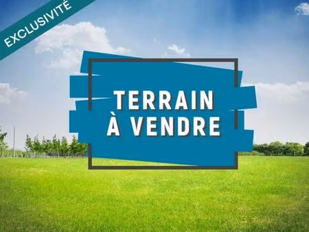 terrain constructible viabilisé à vendre