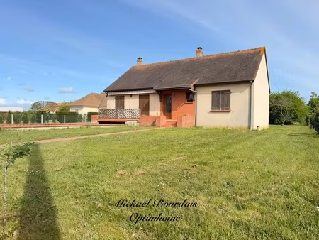 maison sur sous-sol – 2 chambres – environnement calme – 1000 m2 de terrain clos