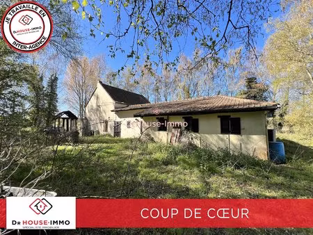 propriete en semi plain pied de 160 m2 avec étang environ 4 233 m² de terrain + parcelle..