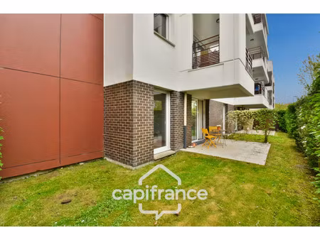 wasquehal – appartement 2 pièces meublé avec jardin et parking – résidence récente