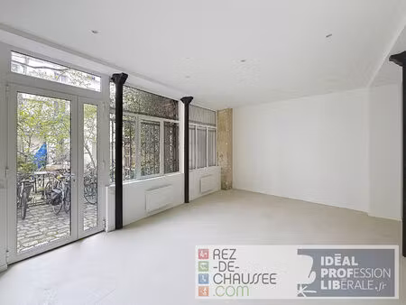 beau local sur cour arborée