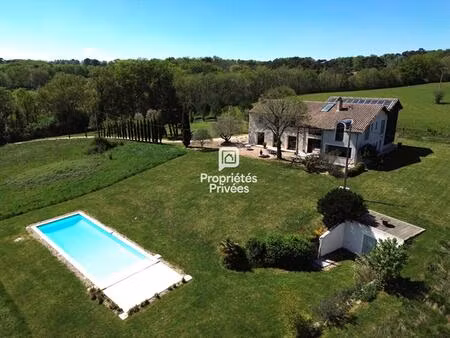 demeure de prestige proche de bazas 310 m2 - 11ha