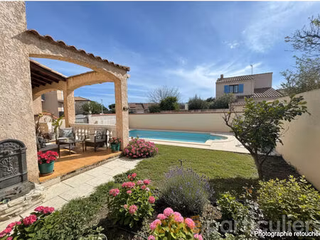 maison frontignan 4 pièce(s) 123 m2 sur 308 m2 terrain