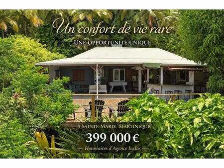 villa f5 de standing de 268 m² - vue mer avec jacuzzi à sainte-marie