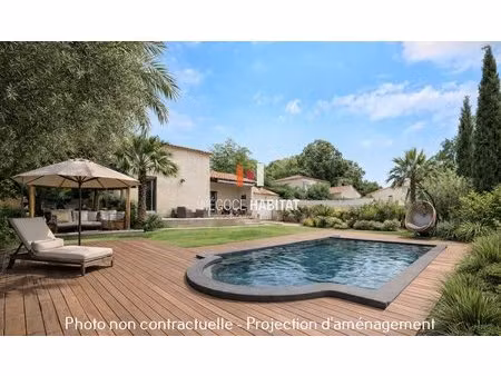 villa t5 avec piscine et garage à vendre - saint-aunès  terrain de 830 m2