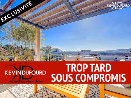 appartement 70 m² + garage + terrasse à aubenas