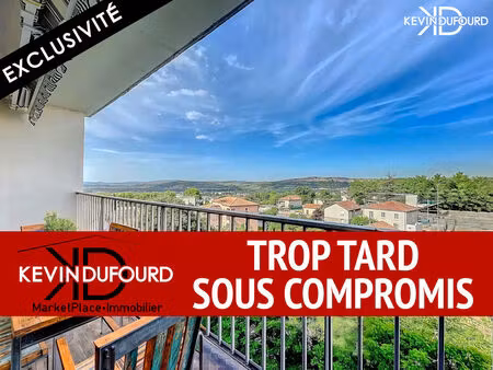 appartement 80 m² avec terrasse + cave + place de parking à