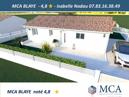 vente maison 4 pièces 80 m² saint-savin (33920)