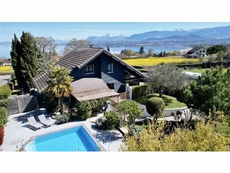 maison d'exception avec piscine à excenevex