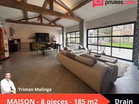 vente maison 8 pièces 185 m² orée d’anjou (49530)