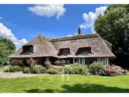 normandie - chaumière vue seine et ses 3 dépendances - parc de 2 6ha