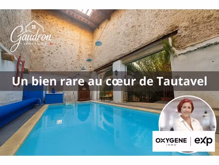 tautavel - maison de maître - 192 m² - terrasse - piscine