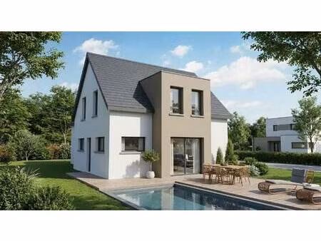 terrain avec maison neuve à vendre