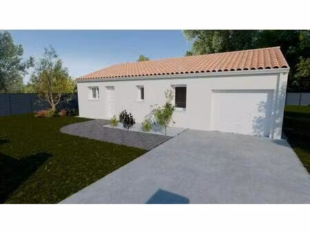 terrain avec maison neuve à vendre