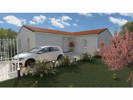 terrain avec maison neuve à vendre