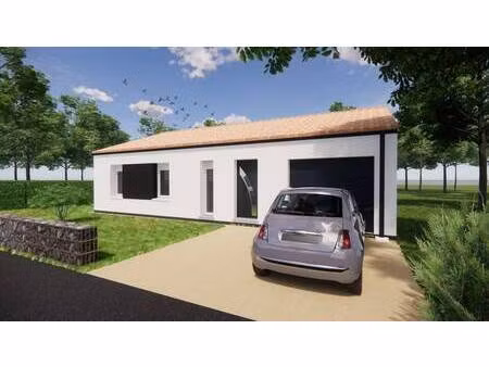 terrain avec maison neuve à vendre