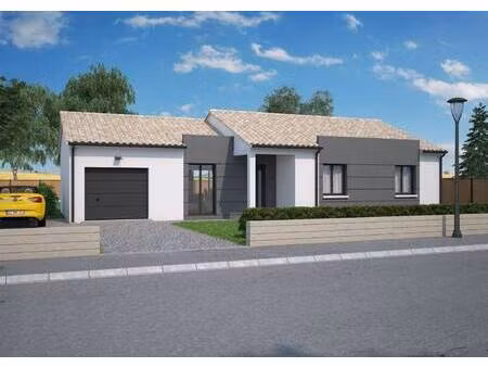 terrain avec maison neuve à vendre