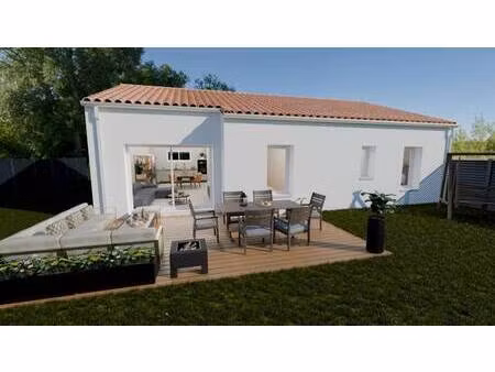 terrain avec maison neuve à vendre