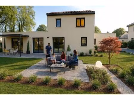 terrain avec maison neuve à vendre