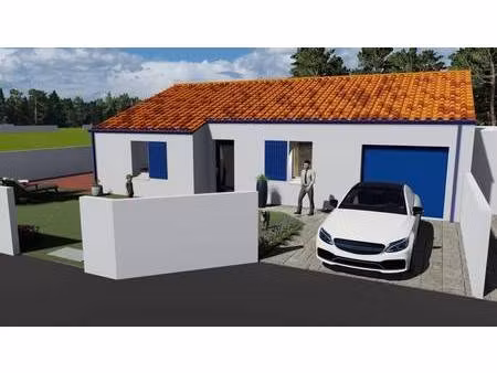 terrain avec maison neuve à vendre