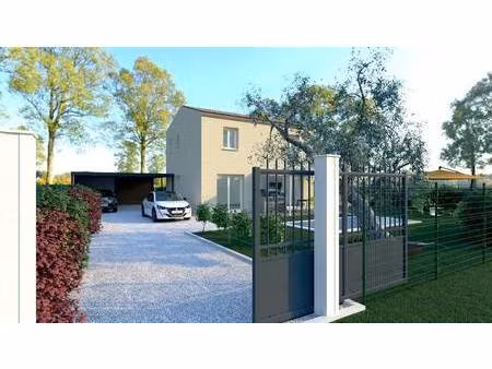 terrain avec maison neuve à vendre