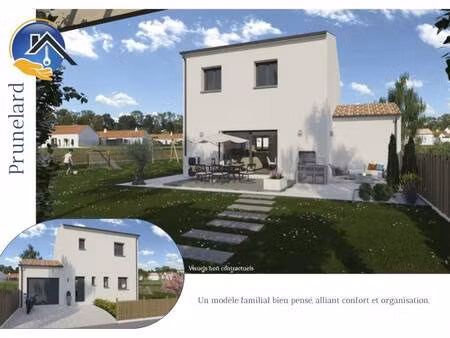 terrain avec maison neuve à vendre