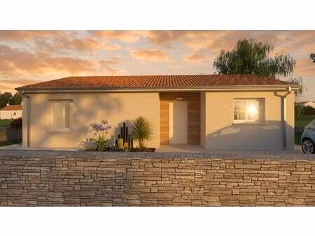 terrain avec maison neuve à vendre