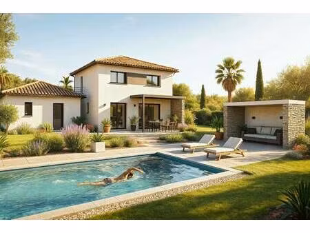 terrain avec maison neuve à vendre