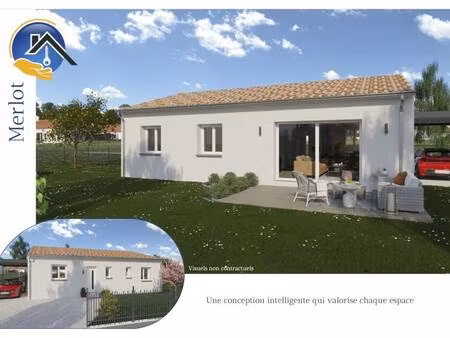terrain avec maison neuve à vendre