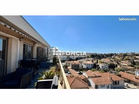 antibes dernier etage 2 pieces vue degagee