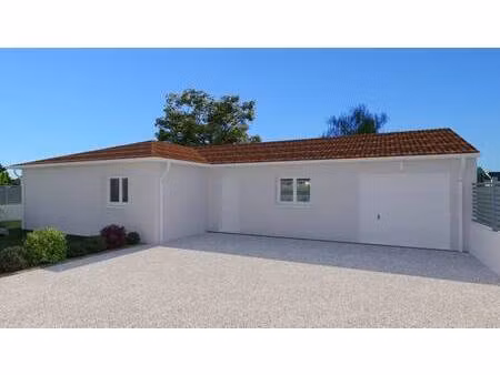 terrain avec maison neuve à vendre