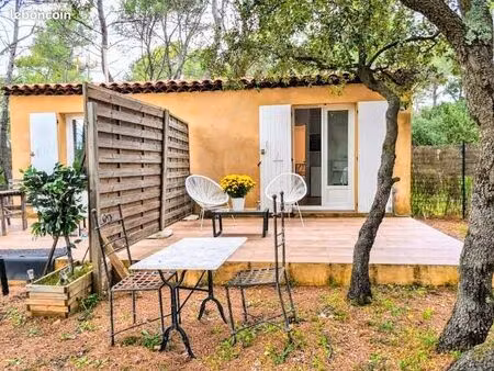 t2 dans maisonnette meublé campagne aixoise