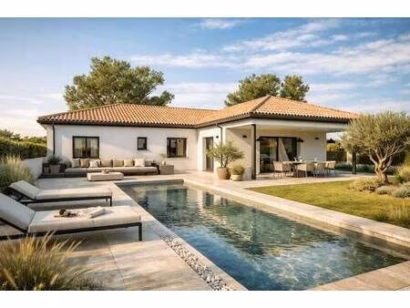 terrain avec maison neuve à vendre