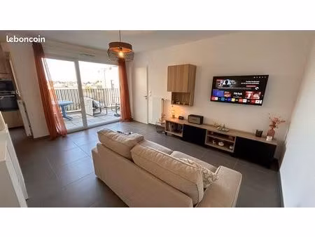 t2 46m² – terrasse 9m² – stationnement sous-sol – résidence 2023 – corbas – les taillis