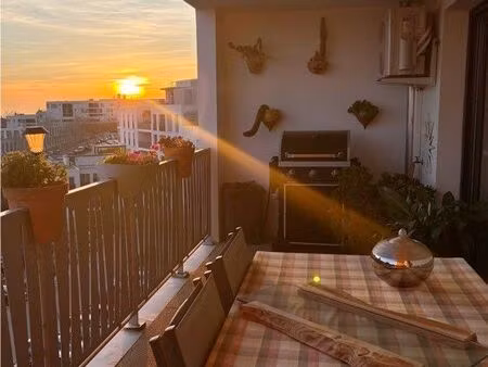 t2 lumineux avec terrasse plein sud - vue mer - marseille 14eme