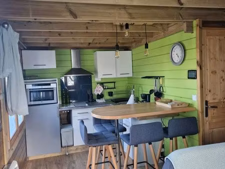 chalet meublé tout confort en pleine nature – idéal cure thermale ou séjour pro