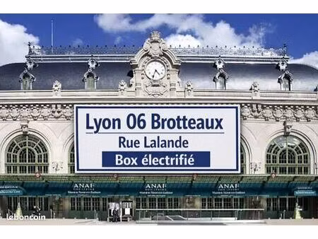 box individuel électrifié brotteaux