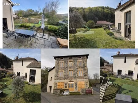 maison meublée 3 chambres avec jardin – courzieu (69) – location 1 an