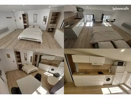 studio meublé 25 m² – lumineux – entierement rénové – tournon-sur-rhône