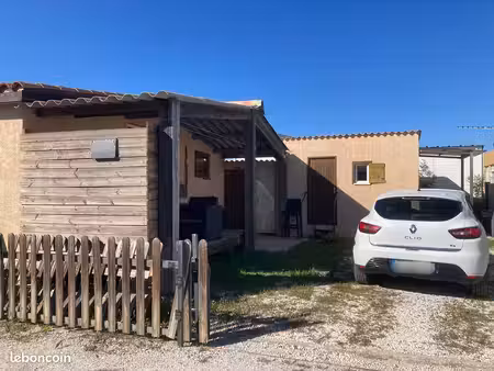 ? vente chalet hll – camping le pavillon – entre sigean et port-la-nouvelle (11) – 46 000