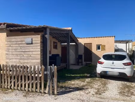 ? vente chalet hll – camping le pavillon – entre sigean et port-la-nouvelle (11) – 50 000