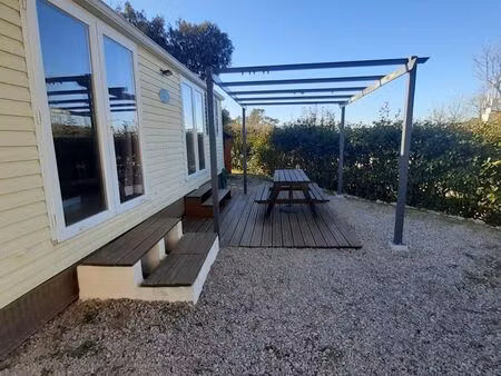 terrain avec mobil home