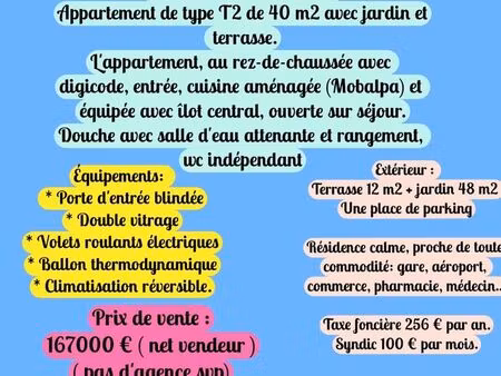 vends t2 borgo ( particulier)